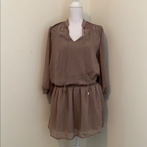 Taupe Mossimo Dress! Size M! Gently Used!